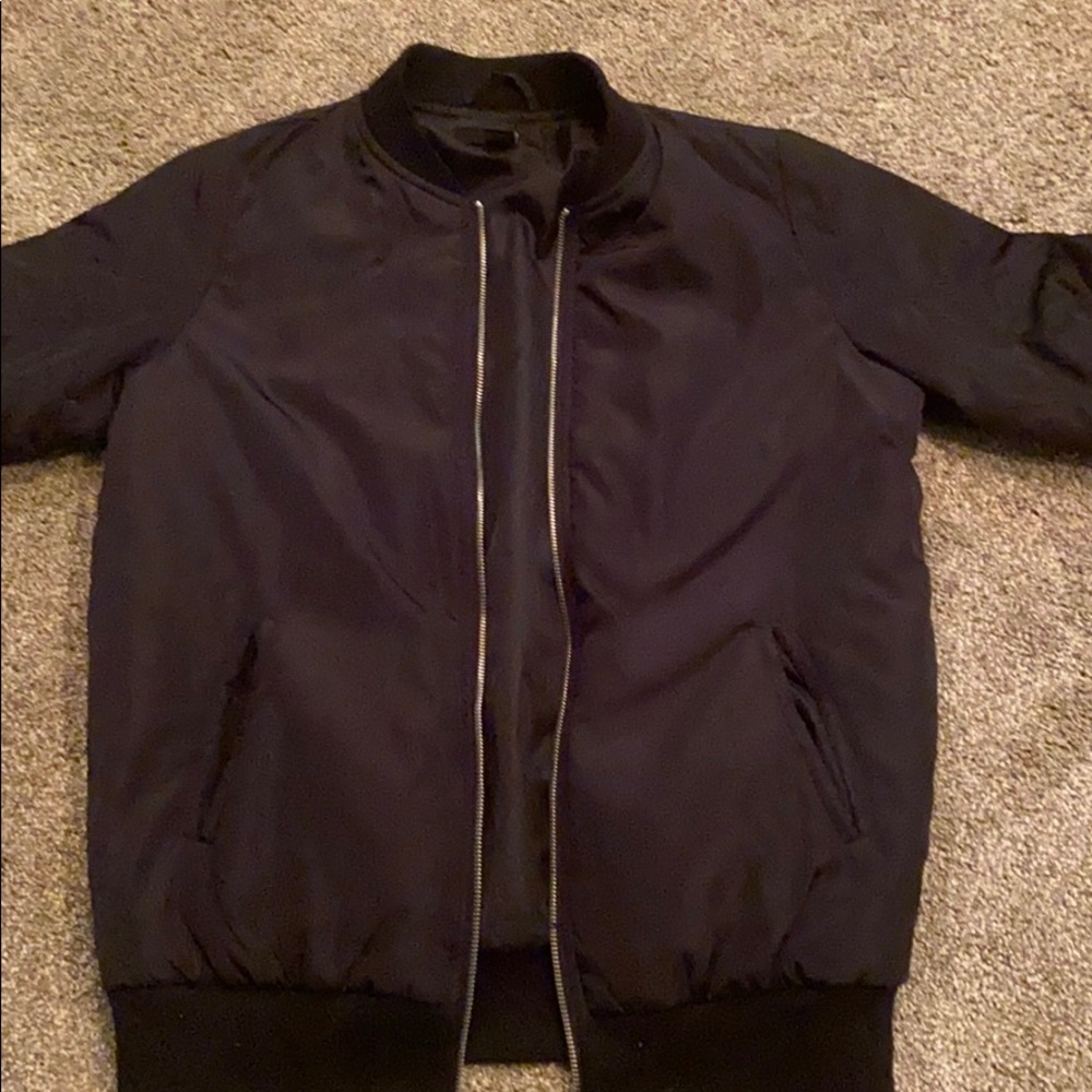 Black Bomber Jacket